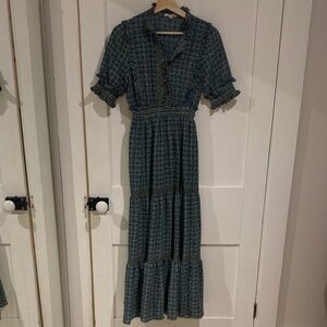 Max Studio Teal Patterned Dress